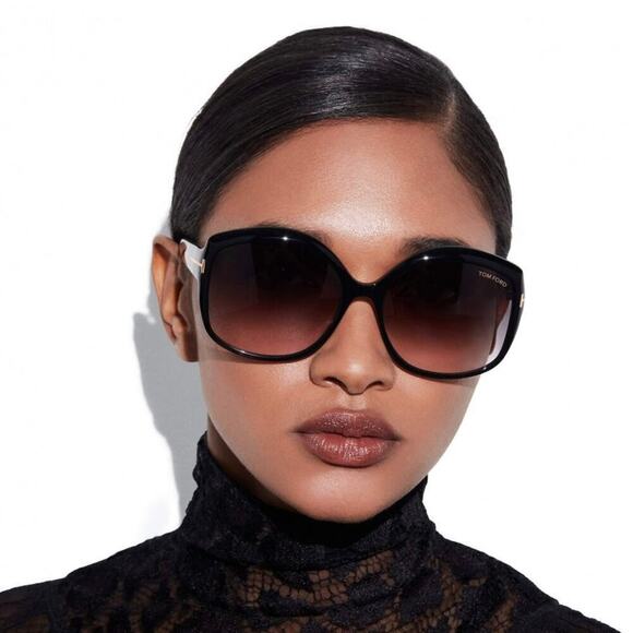 NEW!!! TOM FORD Chiara-02 Sunglasses TF919 01B Authentic main image 9